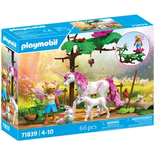 Playmobil Magiczna stajnia jednorożców dla mamy i źrebaka 71839 - Klocki - miniaturka - grafika 1