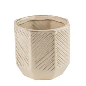 Donice - Osłonka ceramiczna SETH beżowa DHG - miniaturka - grafika 1