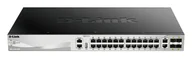 Pozostałe akcesoria sieciowe - D-Link DGS-3130-30TS/E łącza sieciowe Zarządzany L3 Gigabit Ethernet (10/100/1000) Szary - miniaturka - grafika 1