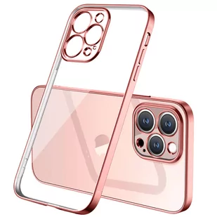 Etui Alogy TPU Luxury Case z osłonką na aparat do Apple iPhone 12 Pro różowo-przezroczyste + Szkło - Etui i futerały do telefonów - miniaturka - grafika 8
