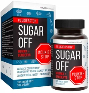 Sugar Off Morwa + Berberys x 30 kaps (Avet Pharma) - Leki dla diabetyków - miniaturka - grafika 1