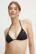 Stroje kąpielowe - Calvin Klein biustonosz kąpielowy kolor czarny lekko usztywniona miseczka KW0KW02626 - miniaturka - grafika 1