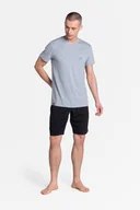 Piżamy damskie - Piżama Duty 38881-90X Szaro-Czarna - miniaturka - grafika 1