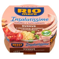 Szybkie dania obiadowe - RIO MARE Sałatka z tuńczykiem, kus kus i warzywami - miniaturka - grafika 1