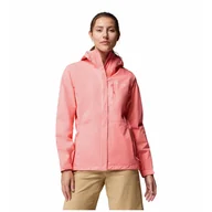 Kurtki i kamizelki sportowe damskie - Damska kurtka softshellowa Columbia Pouring Adventure™ III Jacket Rozmiar: M / Kolor: różowy - miniaturka - grafika 1