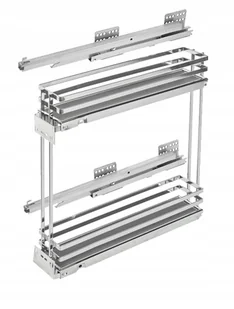 Cargo Podblatowe Mini 15 150 2P Movix Pro Kosz Gtv Chrom/ant Prawe - Meble modułowe i akcesoria - miniaturka - grafika 1