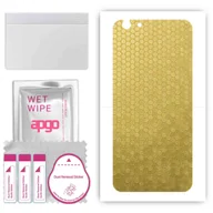 Szkła hartowane na telefon - Folia naklejka skórka strukturalna na TYŁ do Apple iPhone 6s -  Plaster Miodu Złoty - apgo SKINS - miniaturka - grafika 1