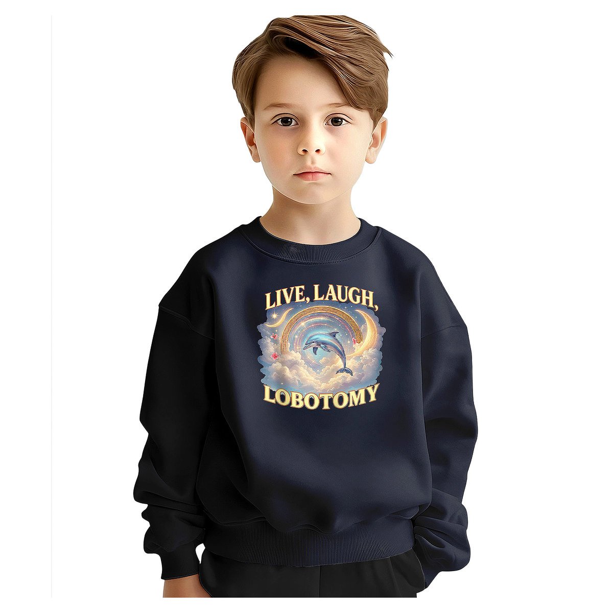 BLUZA DZIECIĘCA LIVE LAUGH LOBOTOMY 146-152 DLA CHŁOPCA DZIEWCZYNKI