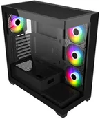 Obudowy komputerowe - FSP Geh Midi M340 BA ATX/M-ATX/M-ITX/ARGB o.N. Black retail - miniaturka - grafika 1