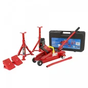 Podnośniki - AIRPRESS Podnośnik hydrauliczny z podporami i klinami 72010 - miniaturka - grafika 1