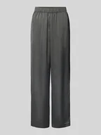 Spodnie damskie - Spodnie o kroju relaxed fit z elastycznym pasem model ‘LENA’ - miniaturka - grafika 1