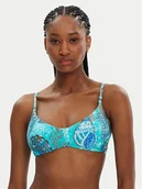 Stroje kąpielowe - Seafolly Góra od bikini La Mer 31465-214 Turkusowy - miniaturka - grafika 1