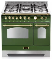 Kuchenki gazowo-elektryczne - LOFRA DOLCEVITA 90 OLIVA VERDE RVD96MFTE/Ci gold - miniaturka - grafika 1