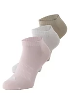 Skarpetki damskie - adidas Originals - Skarpety damskie pakowane po 3 szt., beżowy|różowy|biały - miniaturka - grafika 1
