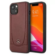Etui i futerały do telefonów - Mercedes Leather Urban - Etui iPhone 13 (czerwony) MEHCP13MARMRE - miniaturka - grafika 1