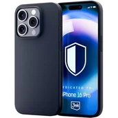 Etui i futerały do telefonów - Etui 3MK Hardy Silicone MagCase do Apple iPhone 16 Pro Grafitowy - miniaturka - grafika 1