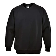 Bluzy męskie - Portwest portwest b300bkrs Roma Poly bluza bawełna  czarny  parent, czarny B300BKRXL - miniaturka - grafika 1