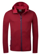 Odzież trekkingowa męska - Westfjord Kurtka polarowa "Skardsvik" w kolorze czerwonym - miniaturka - grafika 1