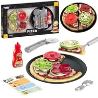 Zabawki AGD - WOOPIE Pizza do Krojenia Zestaw XL Restauracja 30 el. - miniaturka - grafika 1