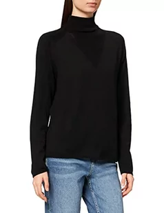 G-STAR RAW Damski sweter z dzianiny Turtle, Czarny (Dk Black D20597-b692-6484), XS - Swetry damskie - miniaturka - grafika 1