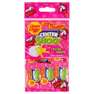 Cukierki - Chupa Chups Center Shock Gumy do żucia o smaku truskawkowym 36 g (9 sztuk) - miniaturka - grafika 1