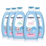Kosmetyki kąpielowe dla dzieci - Bobini Szampon Płyn do Kąpieli dla Dzieci mix 5x300 ml - miniaturka - grafika 1