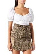 Spódnice - PINKO spódnica damska, Cz9_beżowy/Nero, 42 - miniaturka - grafika 1