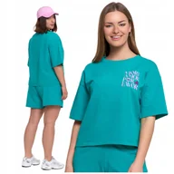 Bluzki damskie - Luźny T-SHIRT DAMSKI Koszulka Bawełniana Bluzka z Krótkim Rękawem MORAJ XL - miniaturka - grafika 1