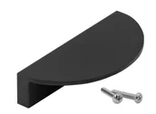 Wieszaki i stojaki - Uchwyt Meblowy Mat Krawędziowy Do Mebli Czarny - miniaturka - grafika 1