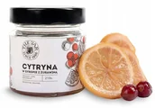 Owoce w puszkach i słoikach - Cytryny w syropie z żurawiną 210 g The Jar z cukrem trzcinowym - miniaturka - grafika 1