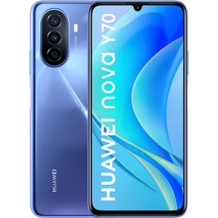 Huawei Nova Y70 4GB/128GB Dual Sim Niebieski - Telefony komórkowe - miniaturka - grafika 1