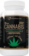 Witaminy i minerały - Progress Labs, Cannabis, CBD 10mg + witamina D3 4000 60 tab. - miniaturka - grafika 1