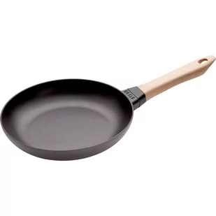 Staub patelnia do pieczenia wykonane z żeliwa z drewnianą rączką 12242423 - Patelnie - miniaturka - grafika 1