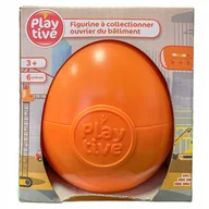 Figurki dla dzieci - Jajko kolekcjonerskie Playtive Junior z figurką Budowlaniec 6 części 3+ - miniaturka - grafika 1