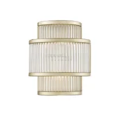 Lampy ścienne - Zuma Line Sergio kinkiet złoty kryształowy 2 punktowy W0528-02B-V6AC - W0528-02B-V6AC - miniaturka - grafika 1