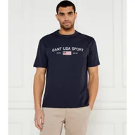 Koszulki męskie - Gant T-shirt Relaxed fit - miniaturka - grafika 1