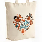 Torby i wózki na zakupy - Torba bawełniana premium na zakupy Taylor Swift The Life Of A Showgirl - miniaturka - grafika 1