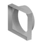 Łączniki, trójniki, kształtki - Łącznik przekrojów zmiennych Ø 100/90x90 szara - miniaturka - grafika 1