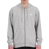 Bluzy męskie - Bluza New Balance MJ41501AG - szara - miniaturka - grafika 1