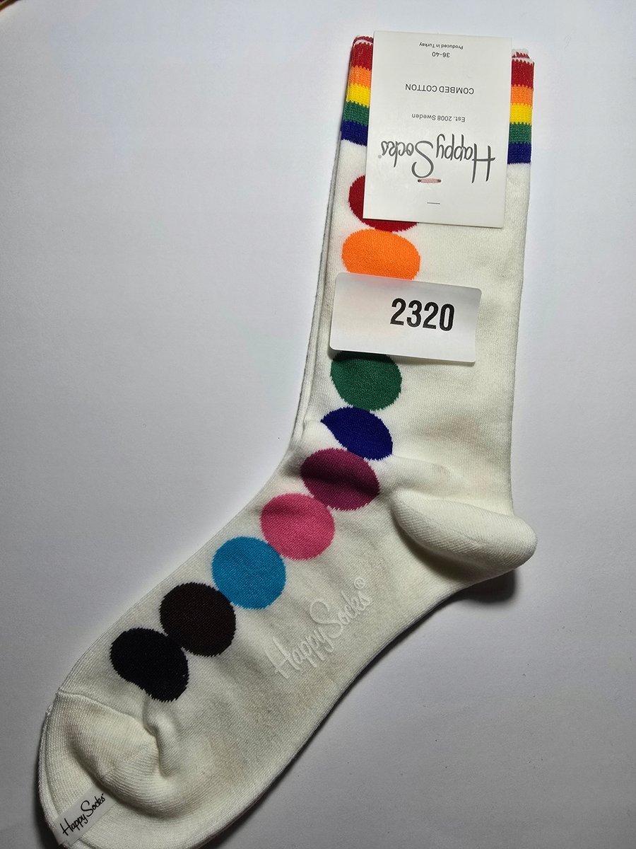 Kolorowe skarpety Happy Socks unisex rozmiar 36-40 (2320)