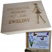 Pudełka i szkatułki - Prezent Na 18 30 40 Urodziny Dla Niej Dla Kobiety - miniaturka - grafika 1