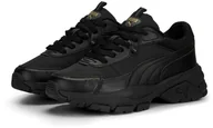 Sneakersy damskie - Sneakersy damskie Puma Cassia Via czarne buty sportowe (389223 08) - miniaturka - grafika 1