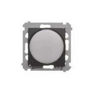 Inne akcesoria elektryczne - Sygnalizator świetlny LED Kontakt-Simon 54 DSS1.01/49 światło białe moduł 230V~ czarny - miniaturka - grafika 1