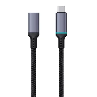 Przedłużenie kabla USB-C Baseus męski do żeński High Definition 10Gbps, 1m (czarny) - Kable komputerowe i do monitorów - miniaturka - grafika 8