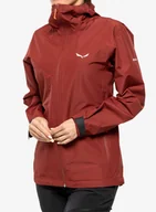 Kurtki damskie - Kurtka przeciwdeszczowa damska Salewa Puez Aqua 4 PTX 2.5L Jacket - syrah - miniaturka - grafika 1