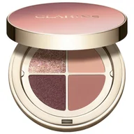 Palety i zestawy do makijażu - Clarins Clarins 4-Colour Eyeshadow Palette paleta 4 cieni do powiek 01 fairy tale nude - miniaturka - grafika 1