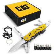 Nożyce i noże - CAT Zestaw 3 szt. Podwójny MultiTool z bitami i Brelok 9w1 - miniaturka - grafika 1