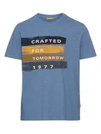 Koszulki męskie - Camel Active Koszulka w kolorze błękitnym - miniaturka - grafika 1