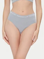Majtki damskie - Tommy Hilfiger Figi klasyczne z wysokim stanem UW0UW05724 Niebieski - miniaturka - grafika 1