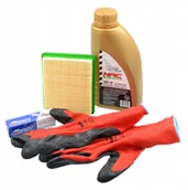 Akcesoria do kos i kosiarek - Zestaw serwisowy do kosiarki NAC - filtr powietrza, świeca zapłonowa F8RC, olej SAE30 0,6l - miniaturka - grafika 1